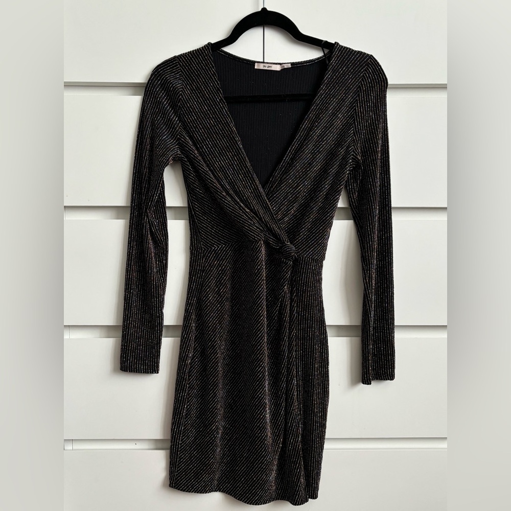 Black and Gold Homecoming Dress